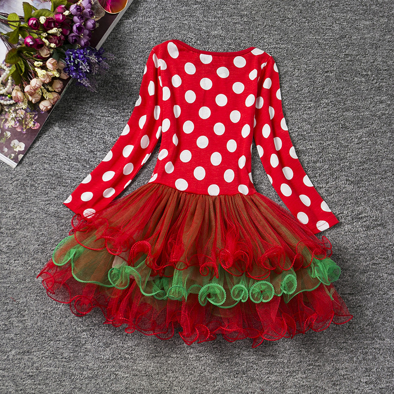 F68121 girl Christmas cake skirt